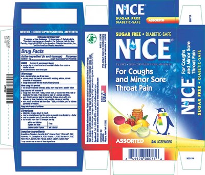 Nice Assorted 300159.jpg NICE Assorted 24ct Cough Drops - Nice Assorted 300159